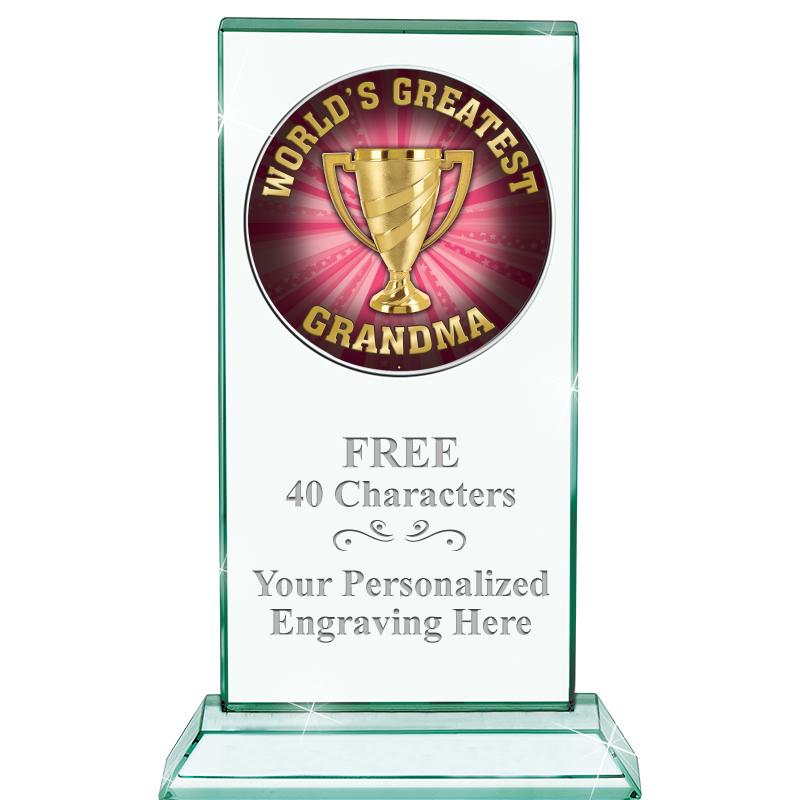 5" JADE MONARCH INSERT CRYSTAL