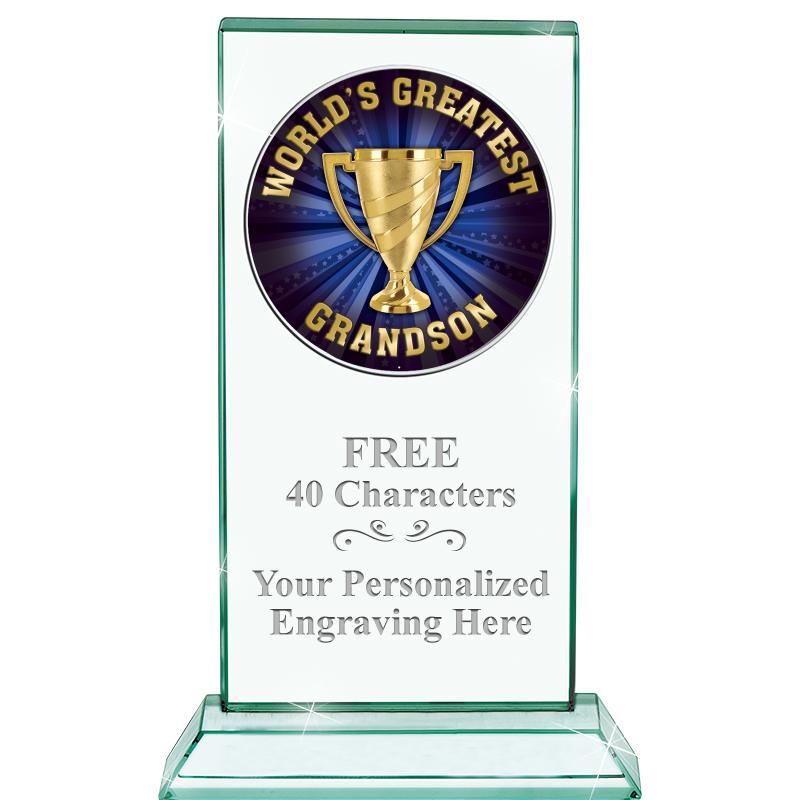 5" JADE MONARCH INSERT CRYSTAL