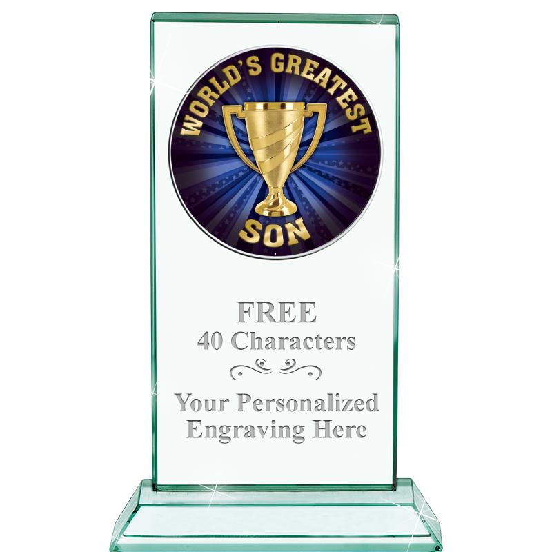 5" JADE MONARCH INSERT CRYSTAL