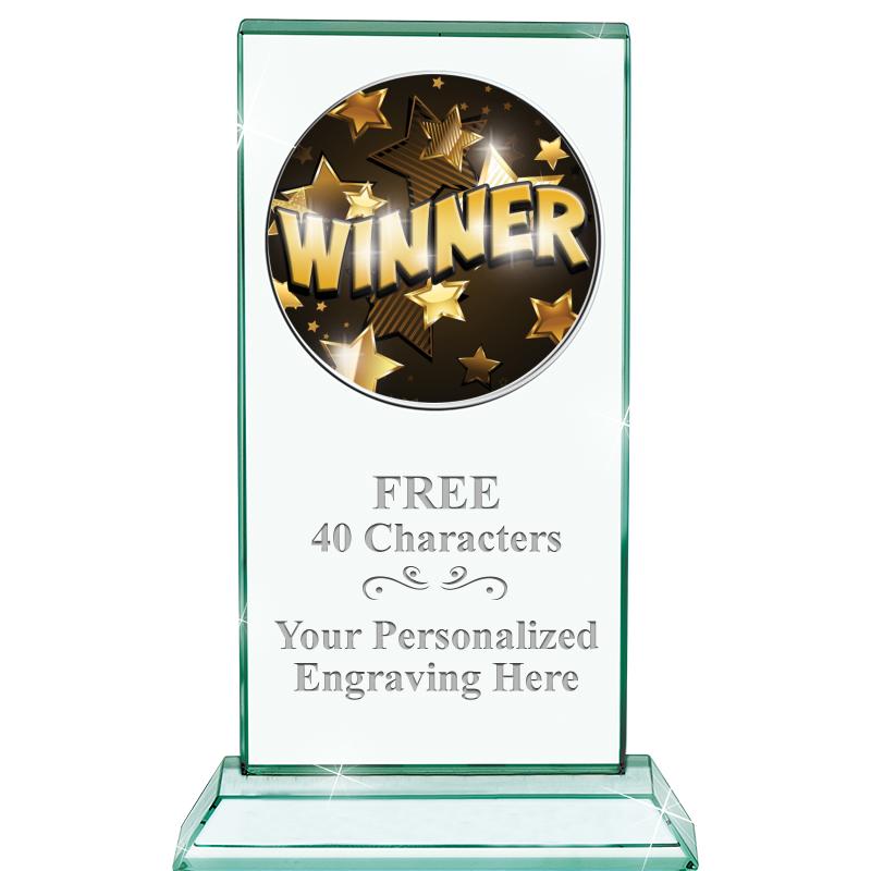 5" JADE MONARCH INSERT CRYSTAL