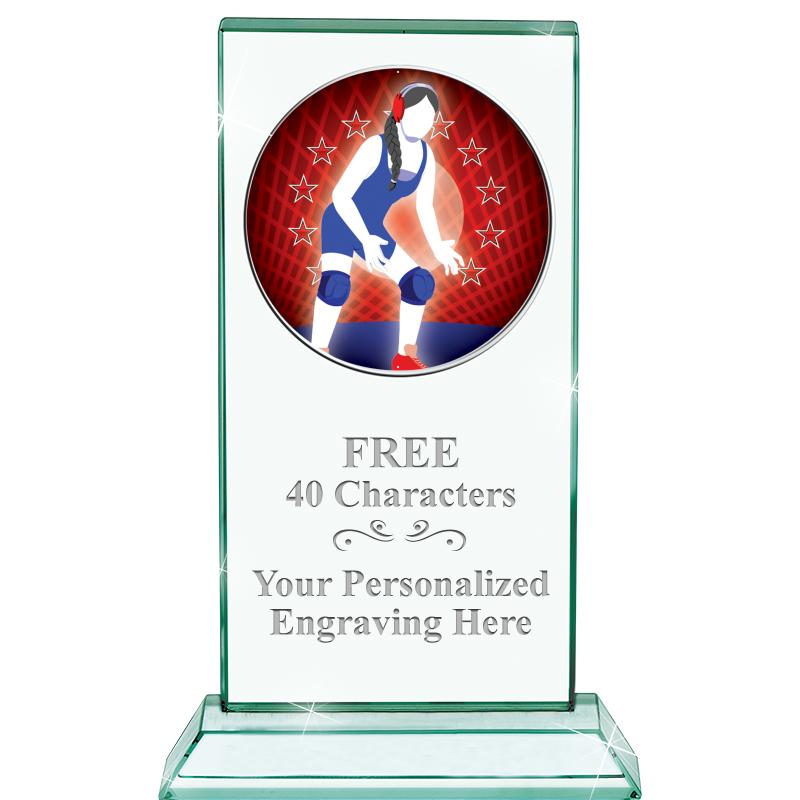 5" JADE MONARCH INSERT CRYSTAL