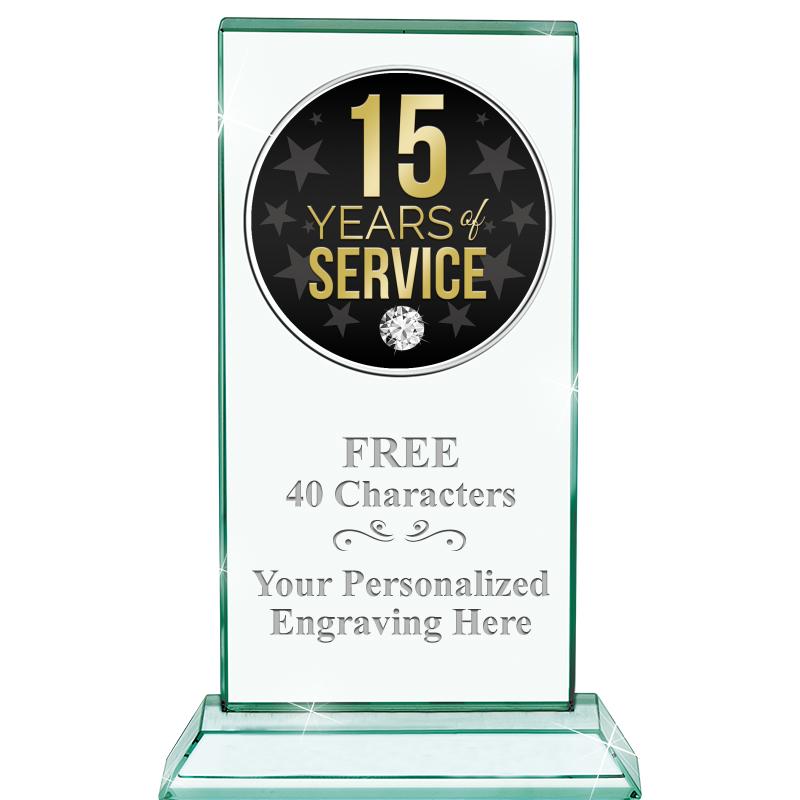 5" JADE MONARCH INSERT CRYSTAL