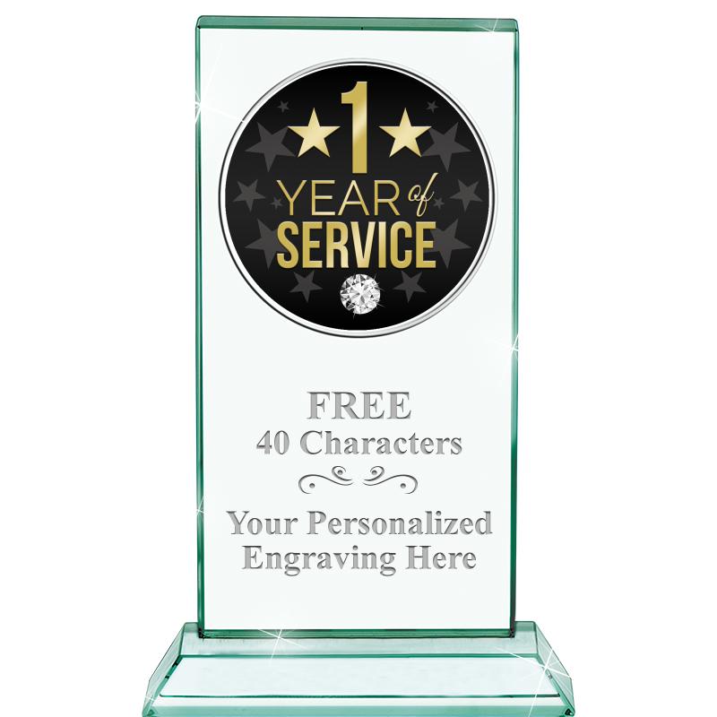 5" JADE MONARCH INSERT CRYSTAL