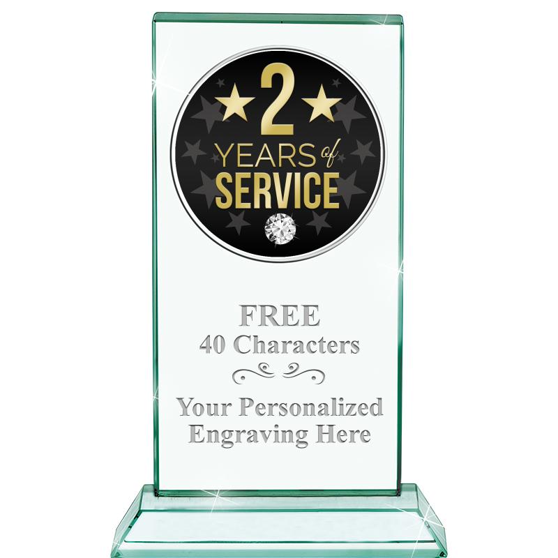 5" JADE MONARCH INSERT CRYSTAL