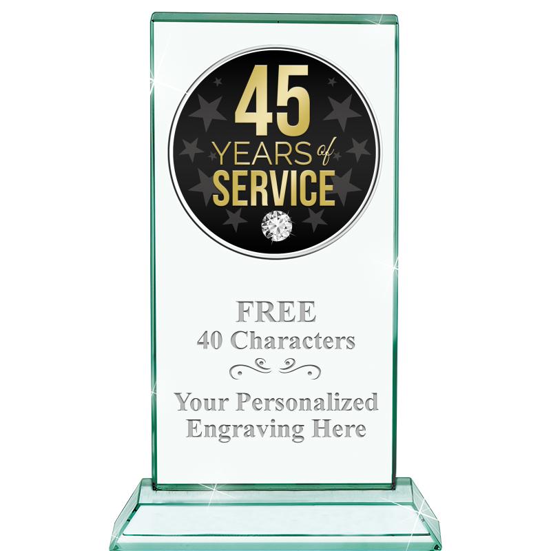 5" JADE MONARCH INSERT CRYSTAL