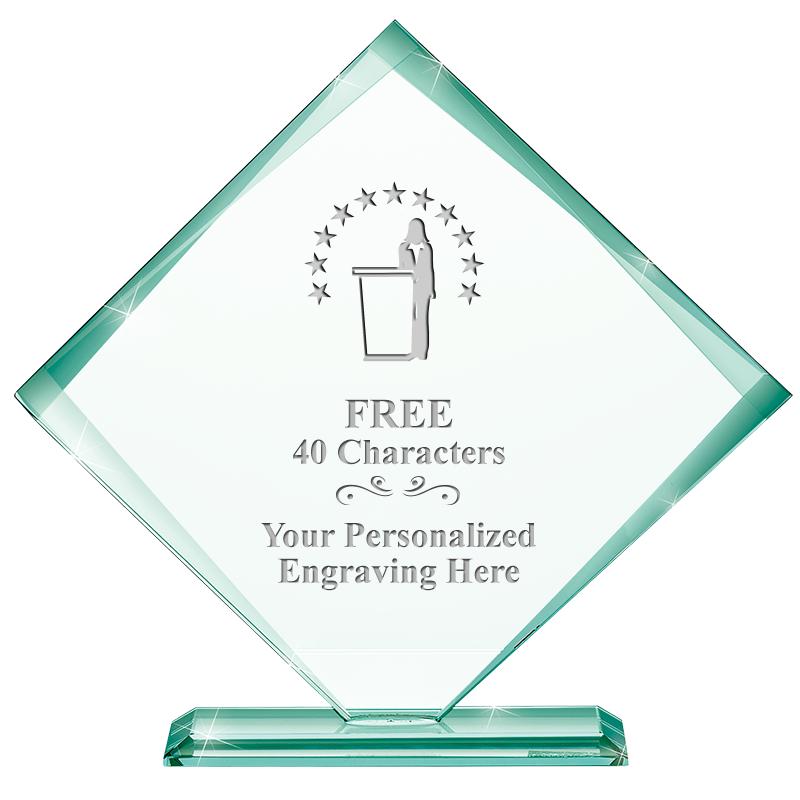 7.25" JADE QUAD CRYSTAL