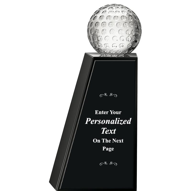 8" MONUMENTAL GOLF CRYSTAL