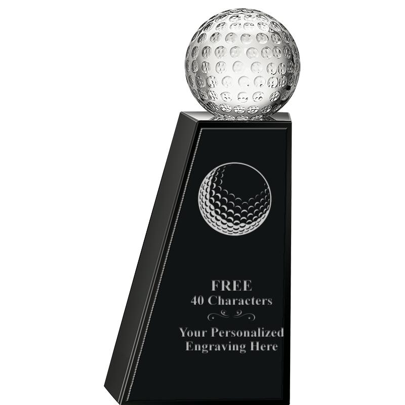 8" MONUMENTAL GOLF CRYSTAL