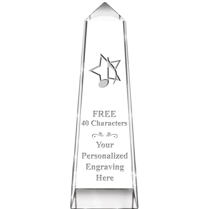 7" CRYSTAL SUMMIT MONUMENT