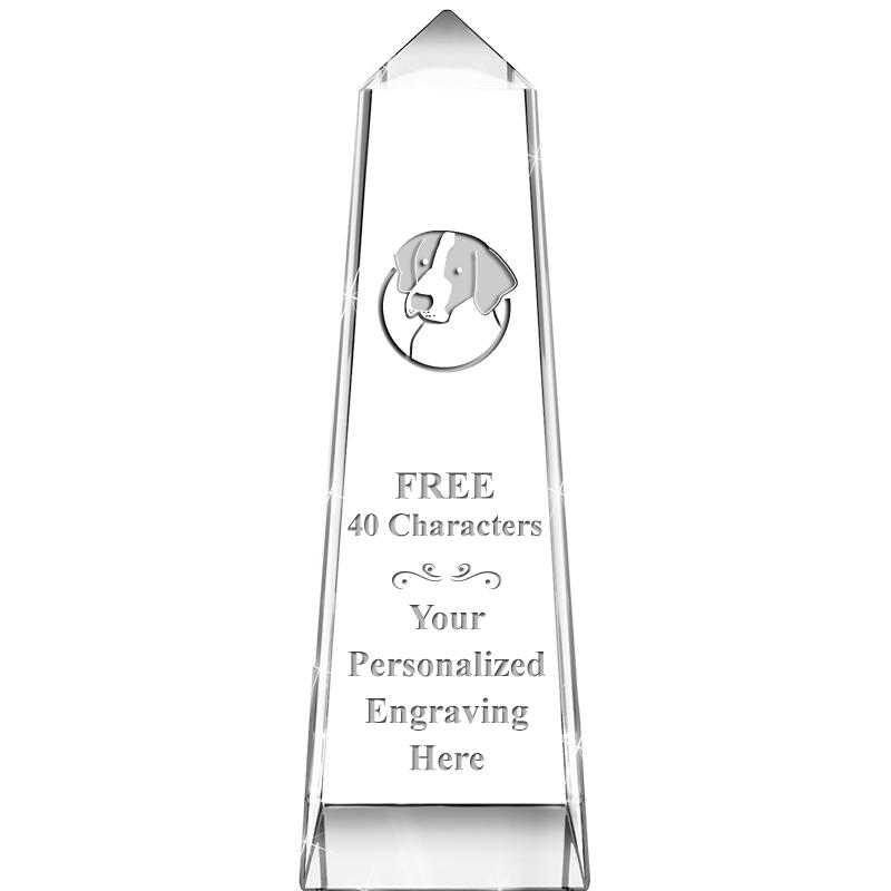 7" CRYSTAL SUMMIT MONUMENT