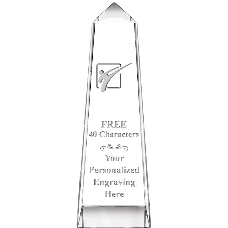 7" CRYSTAL SUMMIT MONUMENT