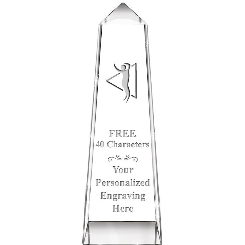 7" CRYSTAL SUMMIT MONUMENT