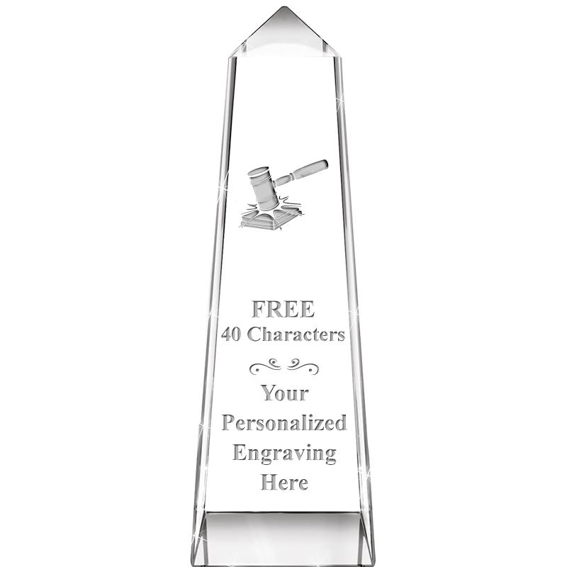 7" CRYSTAL SUMMIT MONUMENT