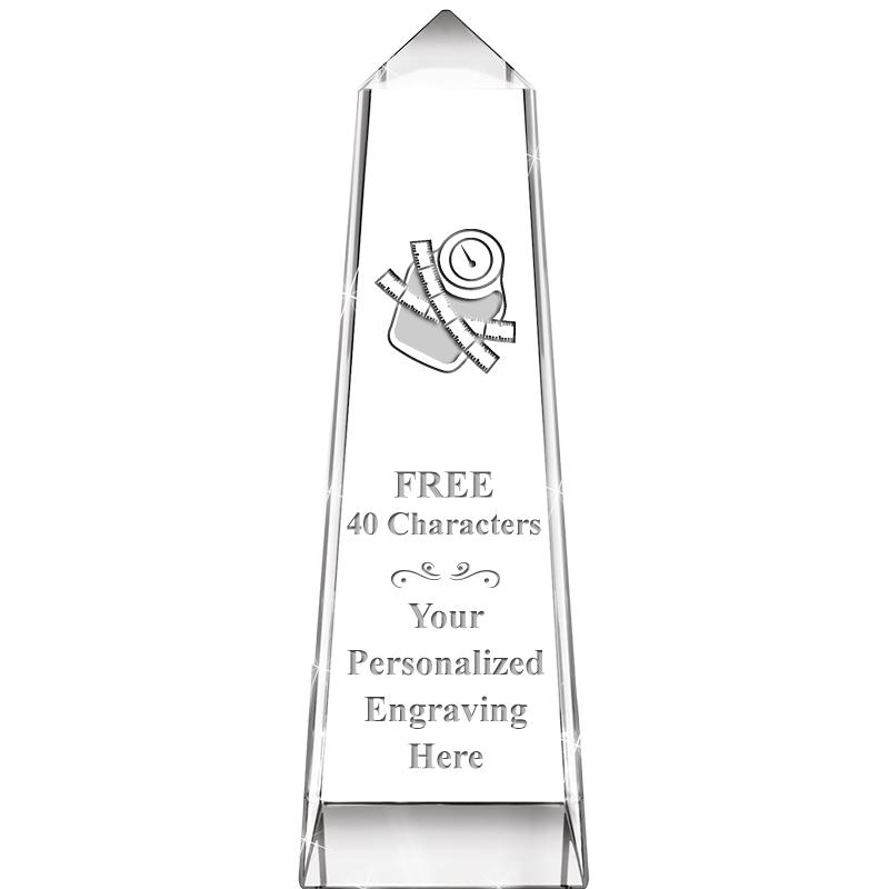 7" CRYSTAL SUMMIT MONUMENT