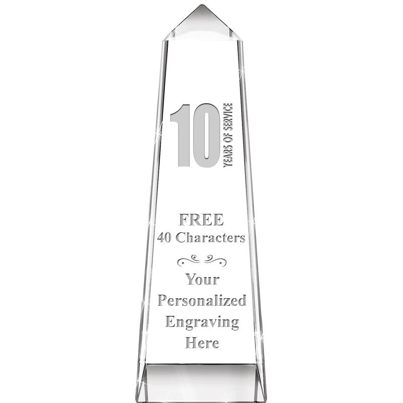 7" CRYSTAL SUMMIT MONUMENT