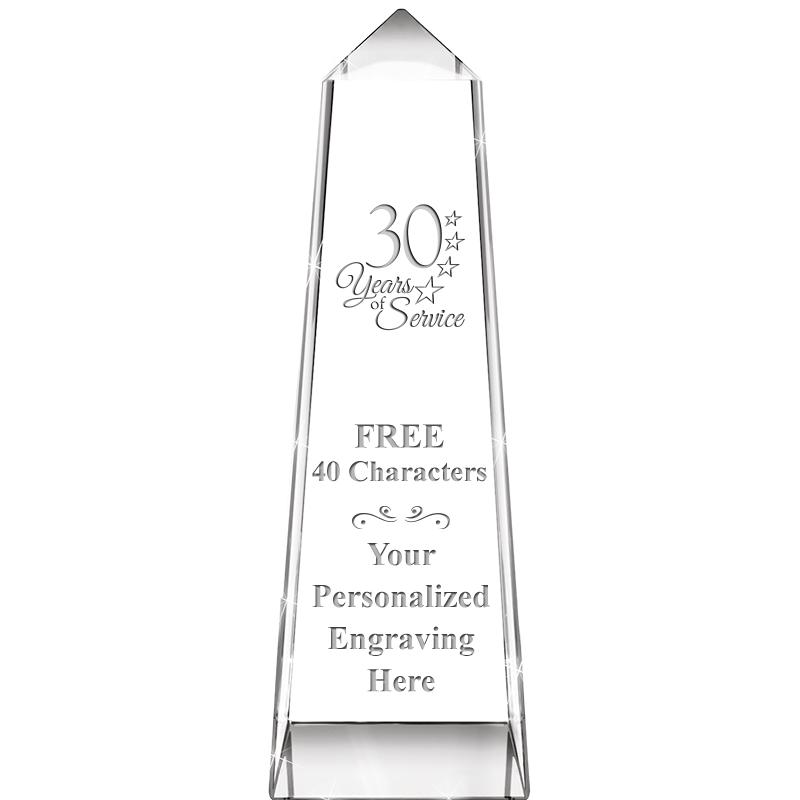 7" CRYSTAL SUMMIT MONUMENT