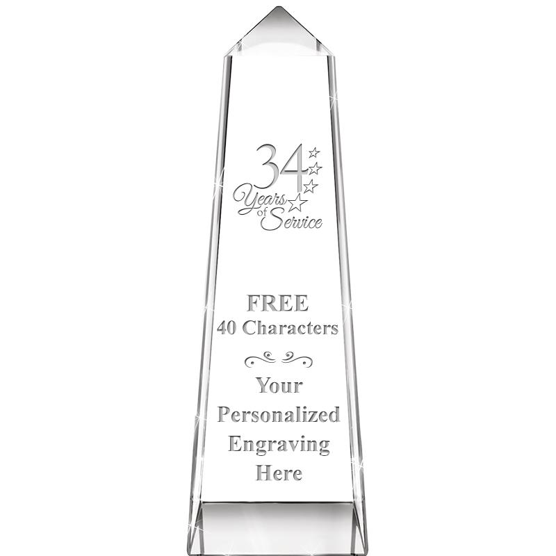 7" CRYSTAL SUMMIT MONUMENT