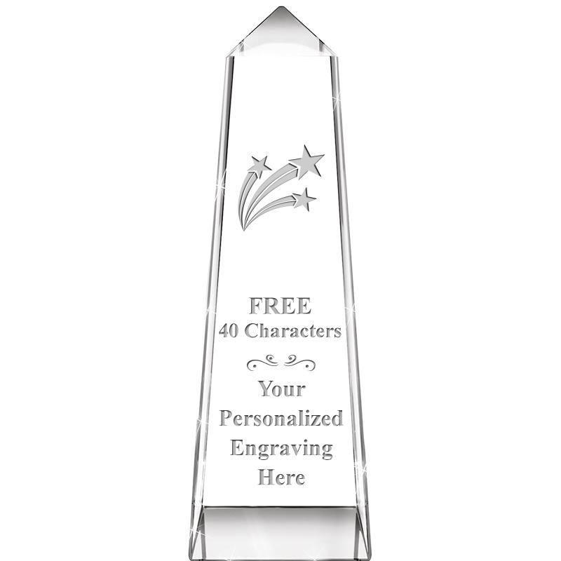 7" CRYSTAL SUMMIT MONUMENT