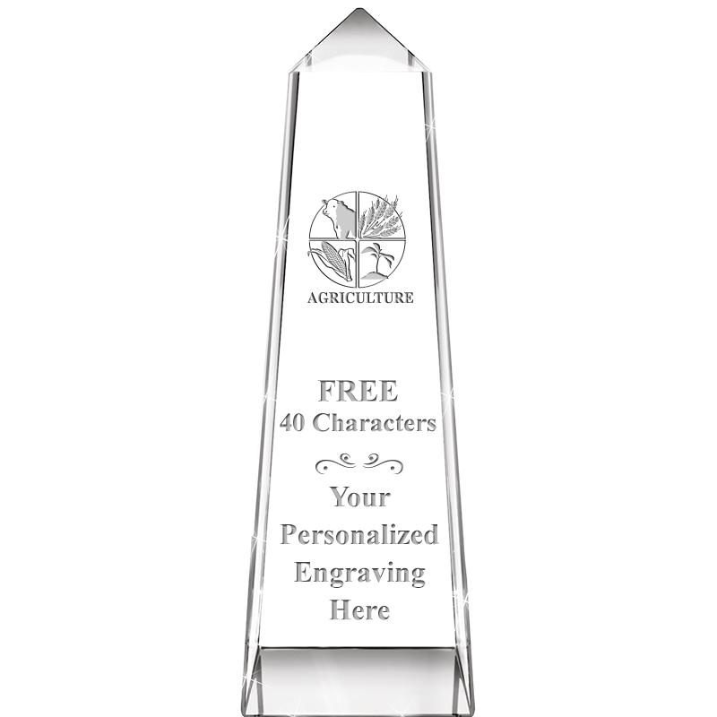 7" CRYSTAL SUMMIT MONUMENT