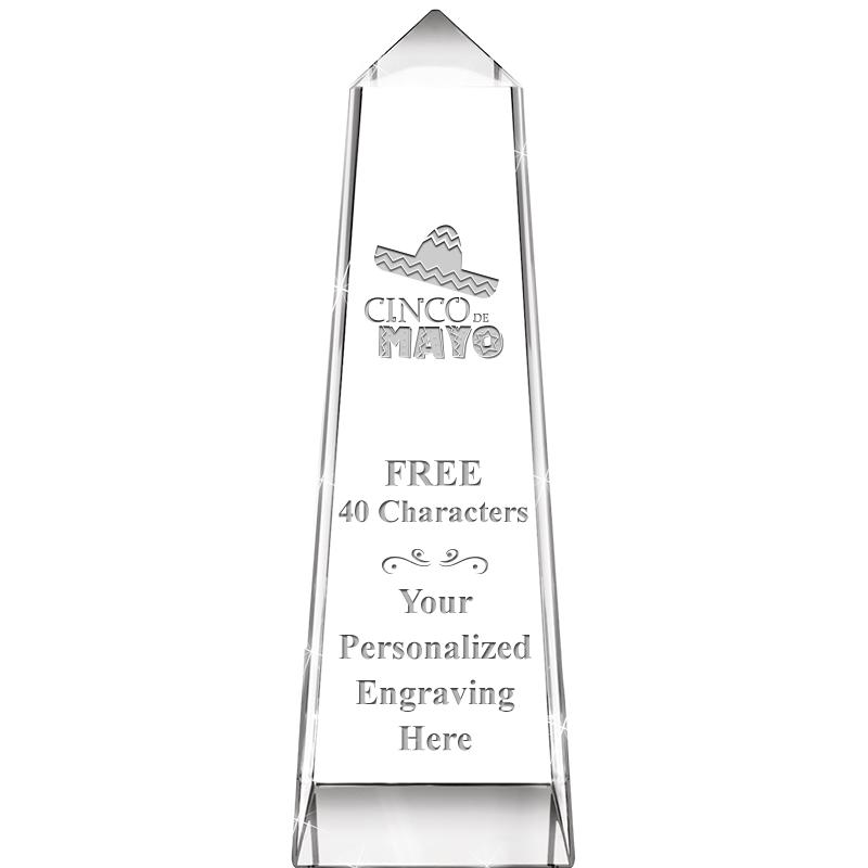 7" CRYSTAL SUMMIT MONUMENT