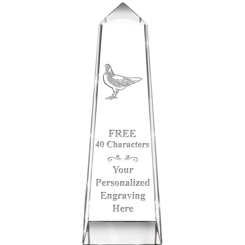 7" CRYSTAL SUMMIT MONUMENT