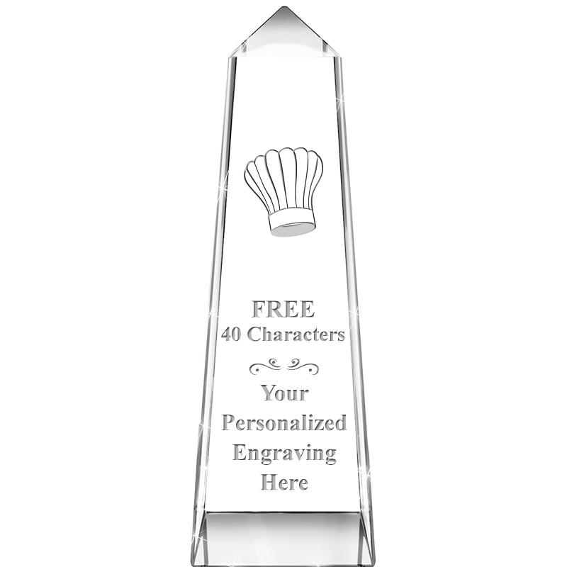 7" CRYSTAL SUMMIT MONUMENT