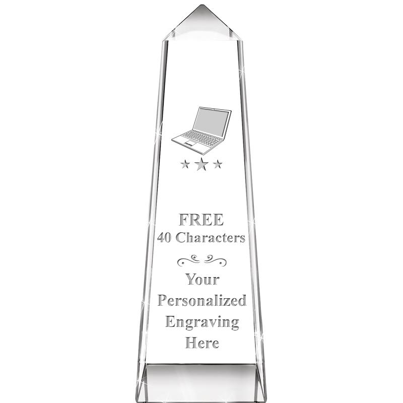 7" CRYSTAL SUMMIT MONUMENT