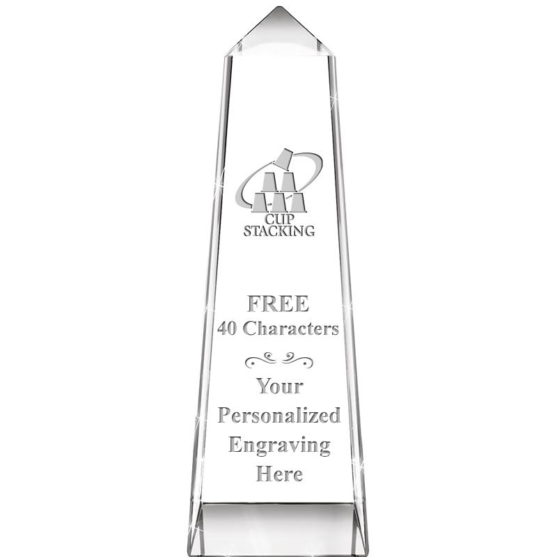 7" CRYSTAL SUMMIT MONUMENT