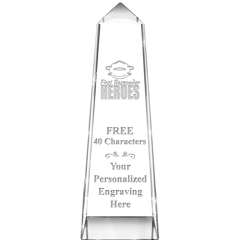 7" CRYSTAL SUMMIT MONUMENT