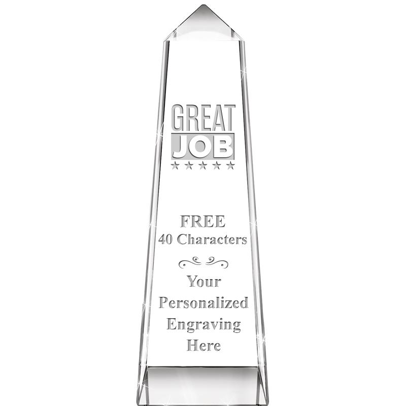 7" CRYSTAL SUMMIT MONUMENT