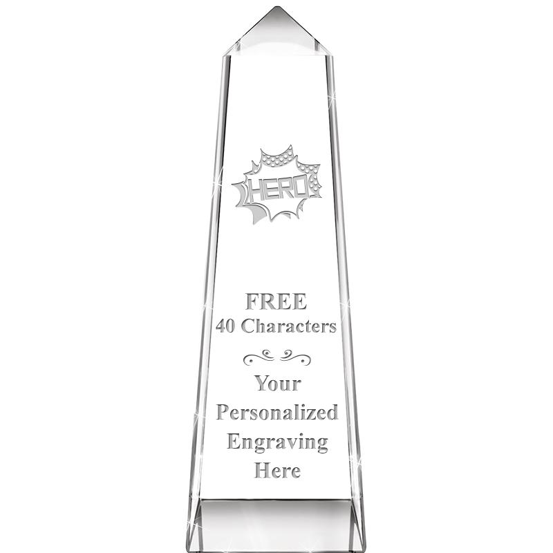 7" CRYSTAL SUMMIT MONUMENT