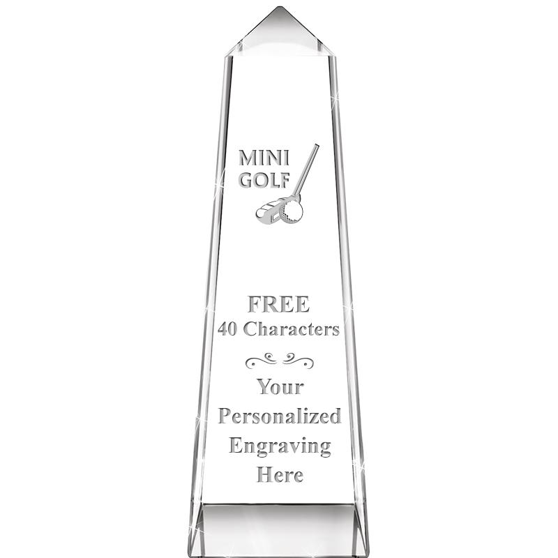 7" CRYSTAL SUMMIT MONUMENT