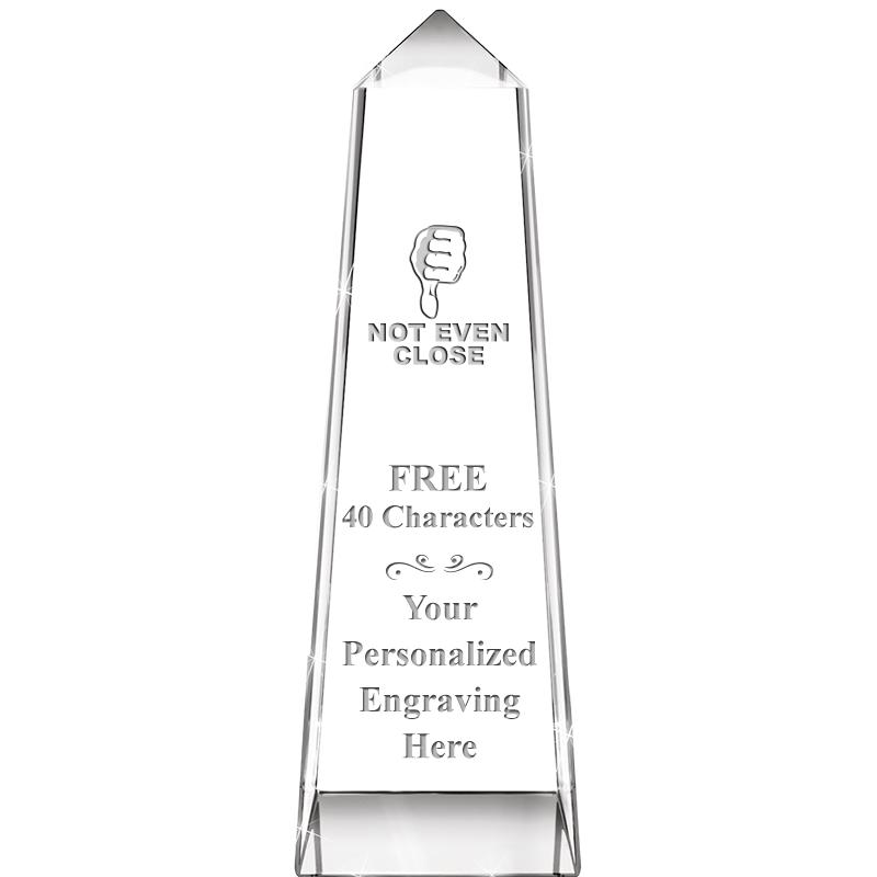 7" CRYSTAL SUMMIT MONUMENT