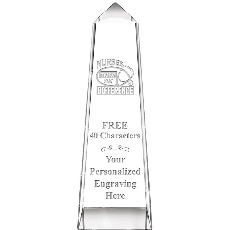 7" CRYSTAL SUMMIT MONUMENT