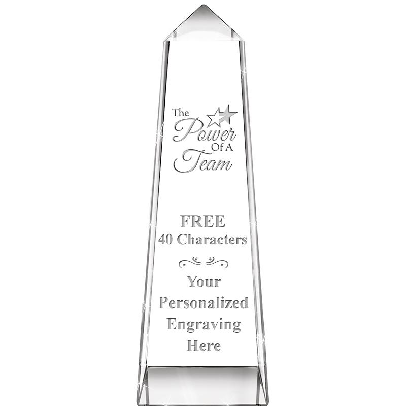 7" CRYSTAL SUMMIT MONUMENT