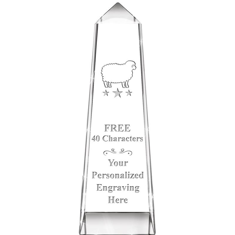 7" CRYSTAL SUMMIT MONUMENT