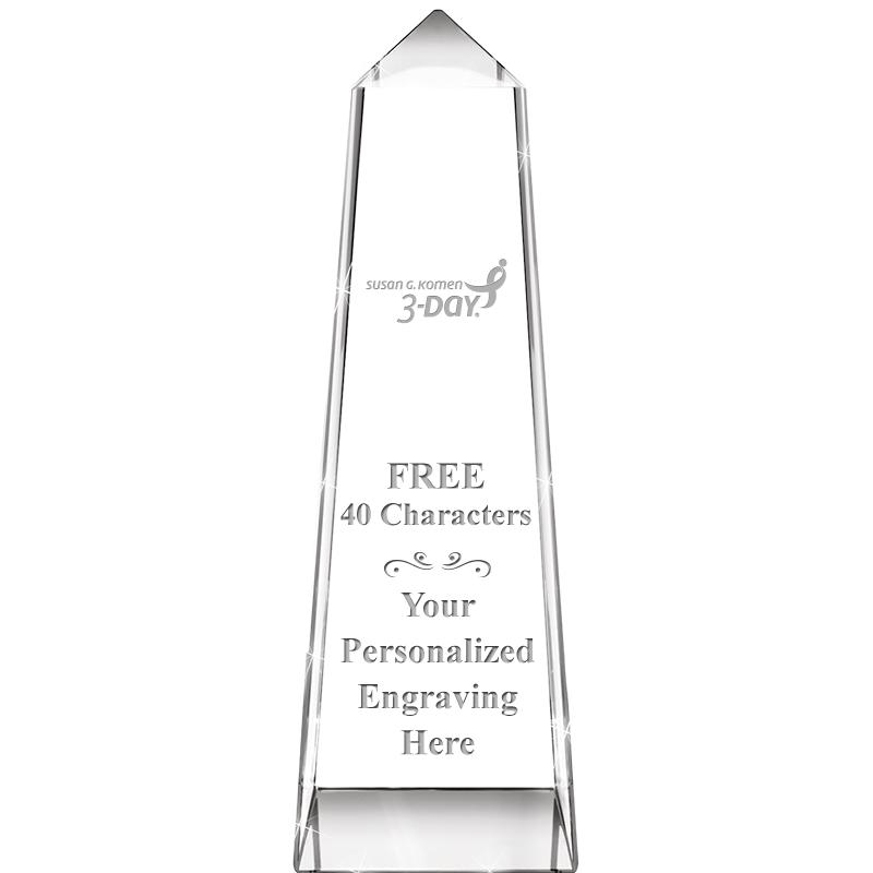 7" CRYSTAL SUMMIT MONUMENT