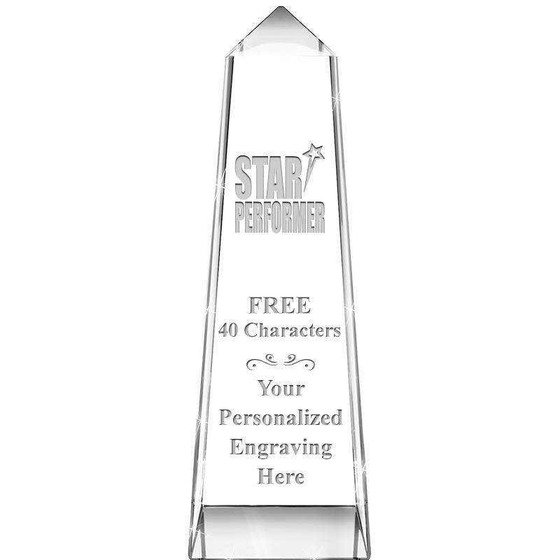 7" CRYSTAL SUMMIT MONUMENT