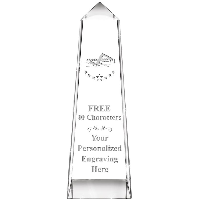 7" CRYSTAL SUMMIT MONUMENT