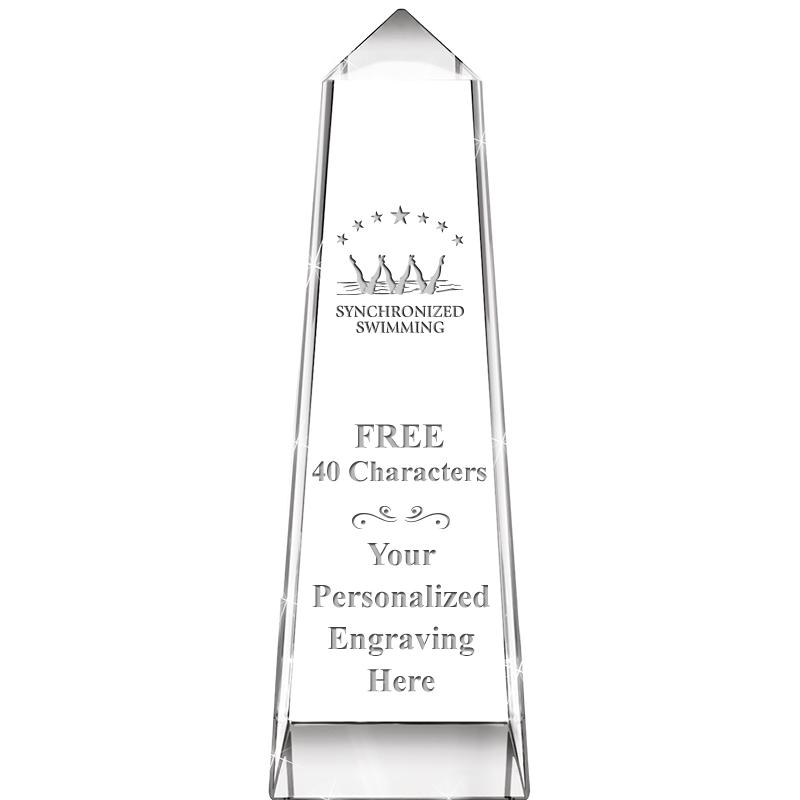 7" CRYSTAL SUMMIT MONUMENT