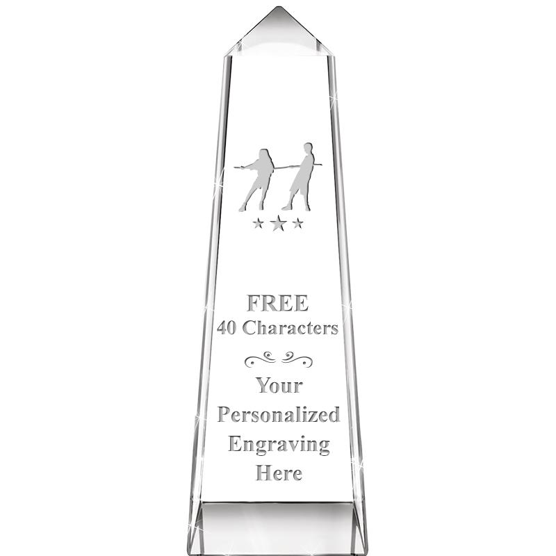 7" CRYSTAL SUMMIT MONUMENT