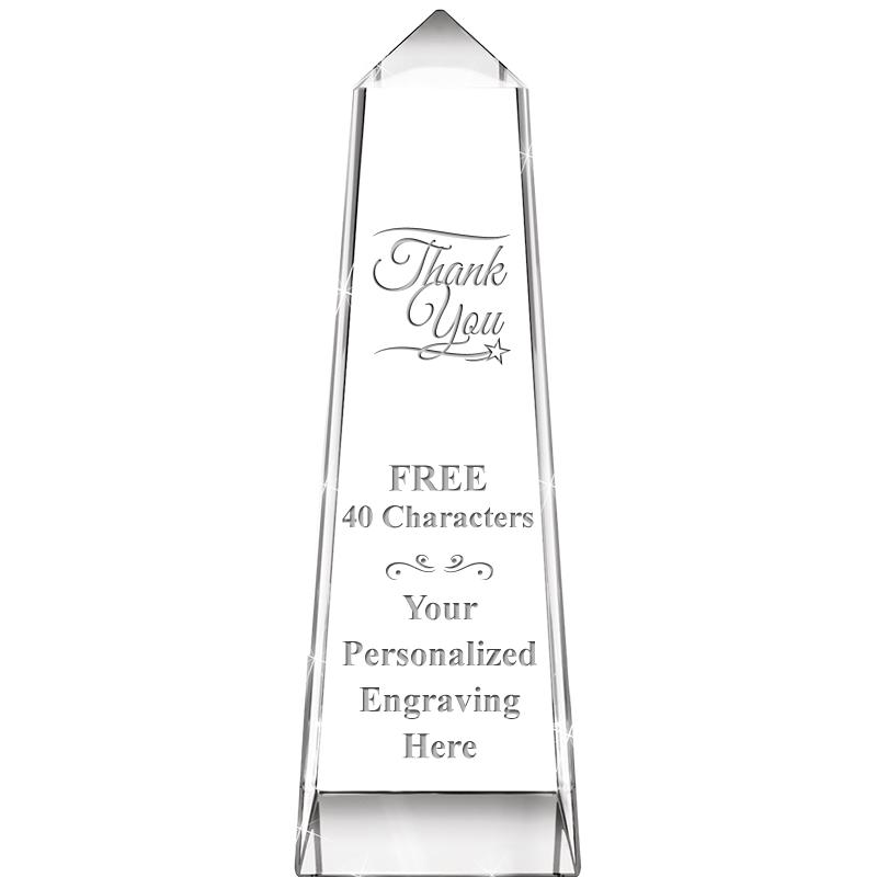 7" CRYSTAL SUMMIT MONUMENT