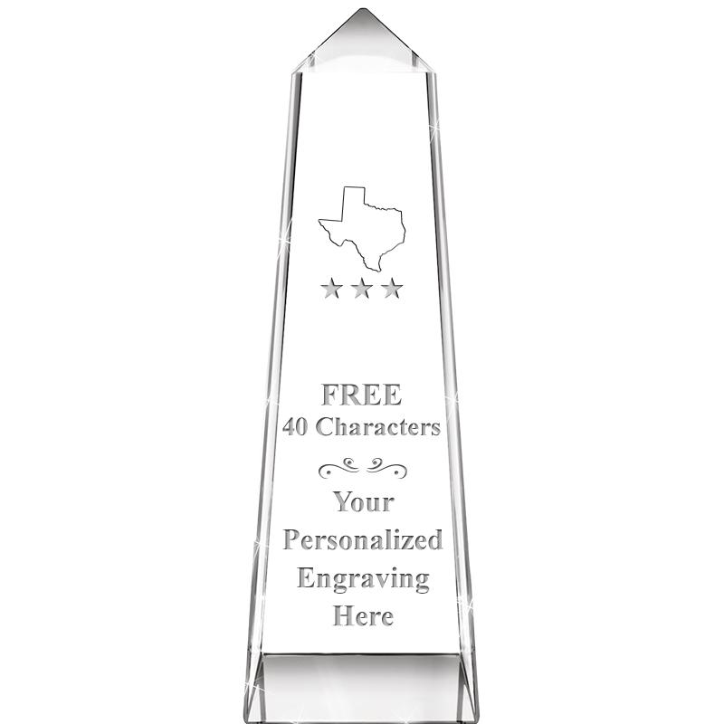 7" CRYSTAL SUMMIT MONUMENT