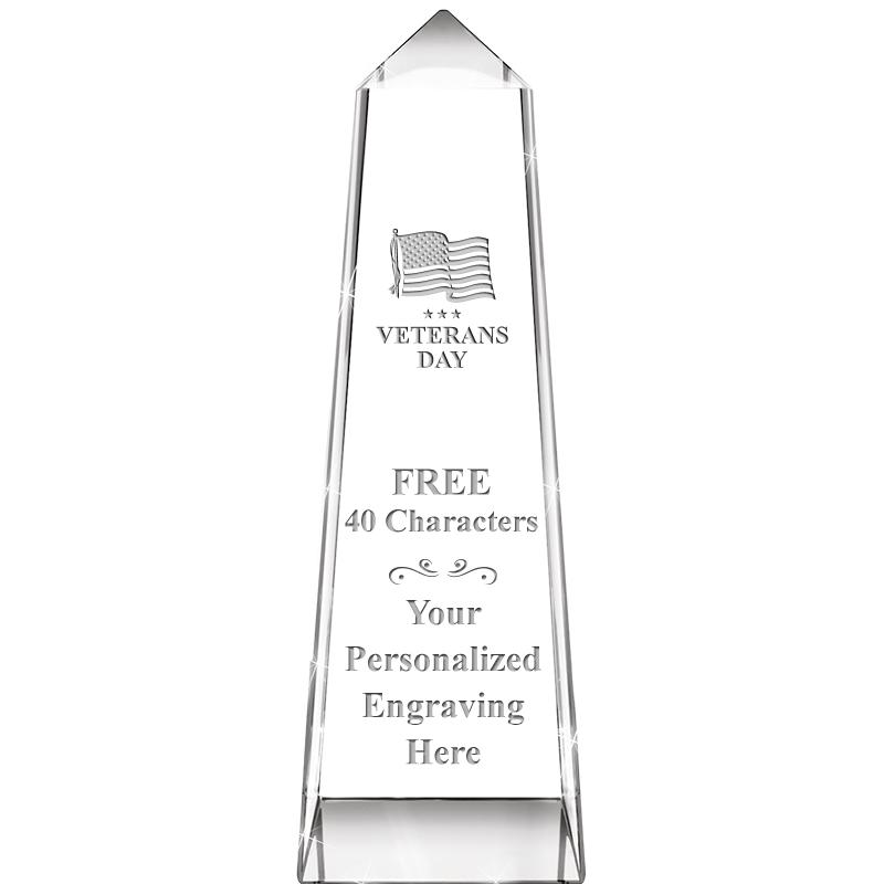 7" CRYSTAL SUMMIT MONUMENT