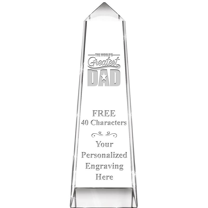 7" CRYSTAL SUMMIT MONUMENT