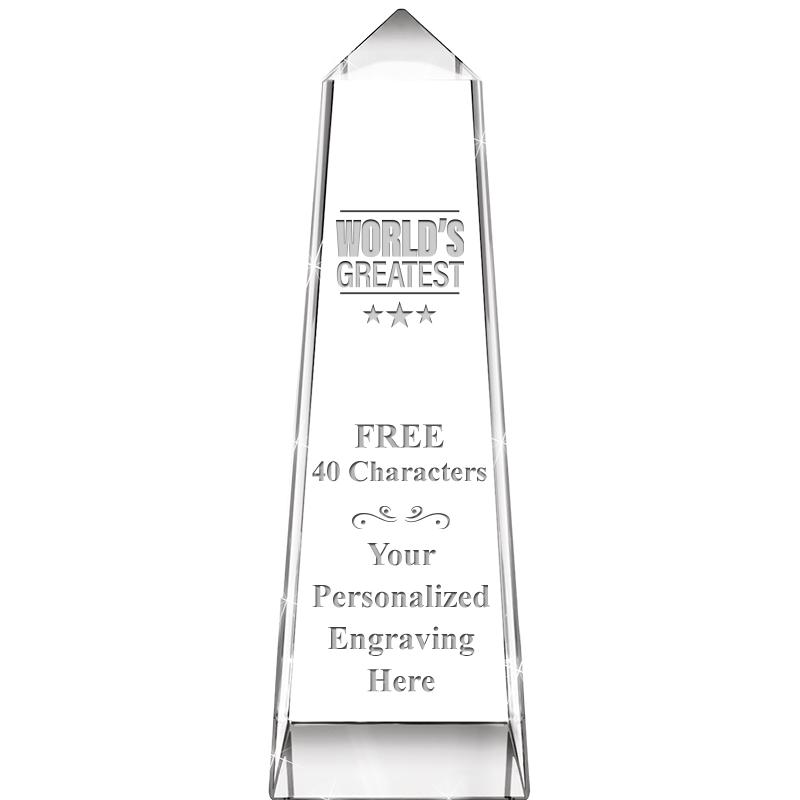 7" CRYSTAL SUMMIT MONUMENT