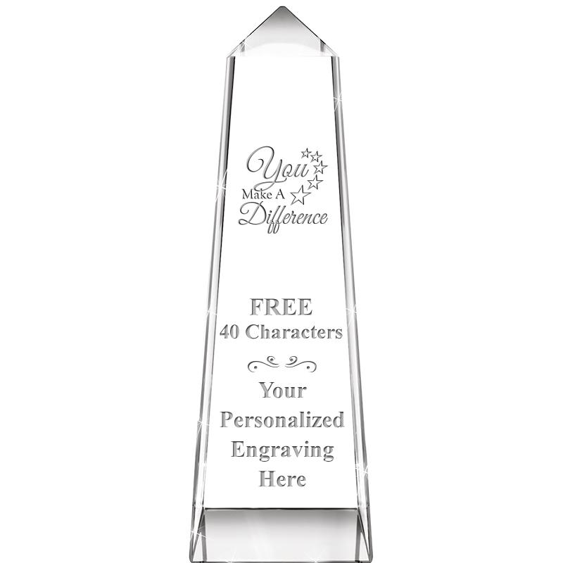 7" CRYSTAL SUMMIT MONUMENT