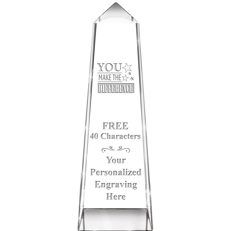 7" CRYSTAL SUMMIT MONUMENT