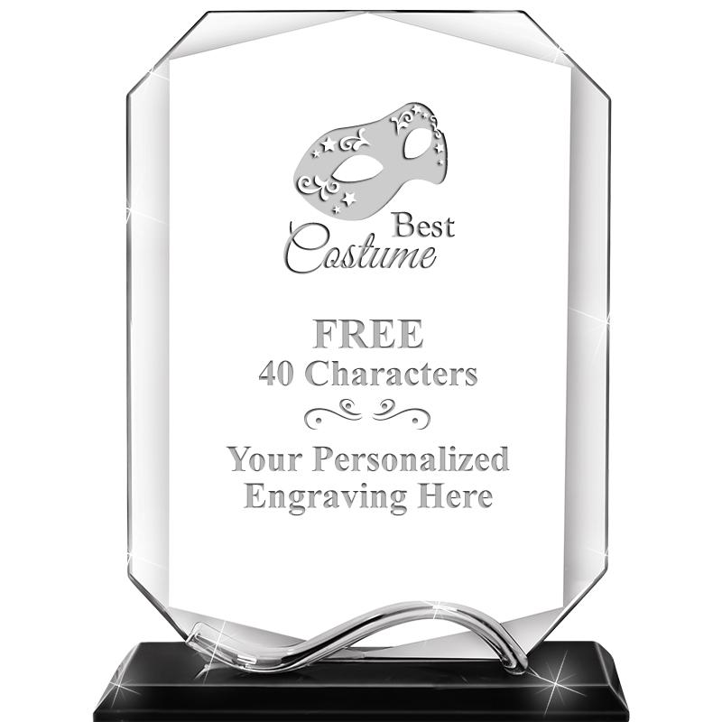 6.5"METAL WAVE MONUMENT CRYSTL