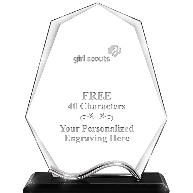 6.5"METAL WAVE PYRAMID CRYSTAL